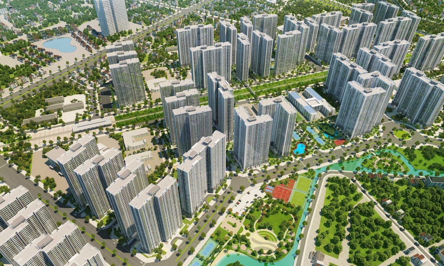 Vinhomes Smart City là dự án chung cư lớn bậc nhất phía tây Hà Nội